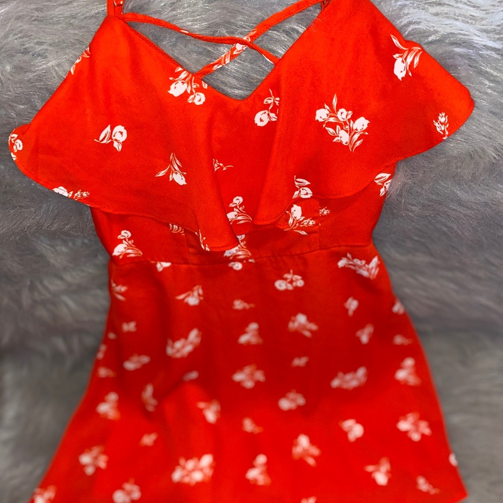 red dress